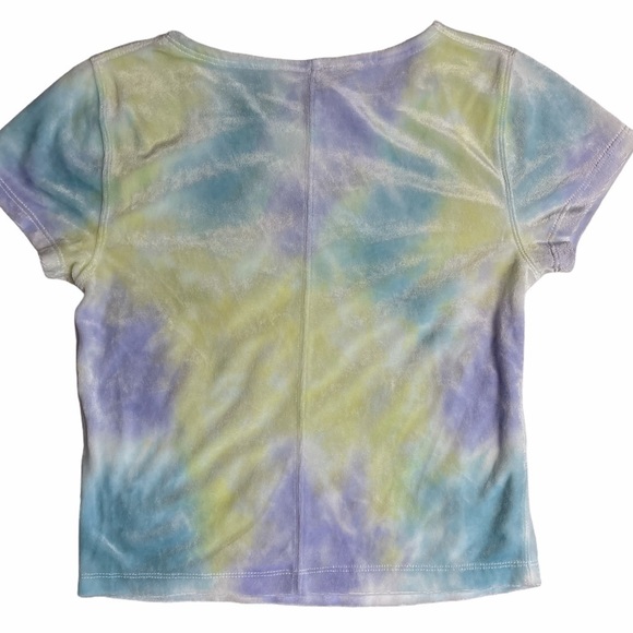 FREE PEOPLE BRIGHT EYES TIE DYE TEE IN CLOUD COMBO - Picture 3 of 8